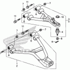 TRX420TM Front arm (2wd)