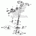 TRX420TM Steering shaft (std)