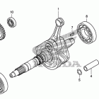 TRX420FE Коленчатый вал и поршень
