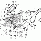 TRX420FE Side cover@tank cover