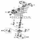TRX420FE Steering shaft (1)