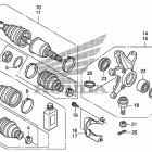 TRX420FM Front knuckle (4wd)
