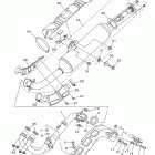 GRIZZLY 700 EPS 4WD YFM7FGPBL Выхлопная система