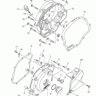 RAPTOR 125 YFM125RBL/YFM125RBW Крышка картера двигателя
