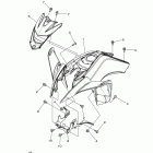 RAPTOR 125 YFM125RBL/YFM125RBW Переднее крыло