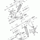 RAPTOR 125 YFM125RBL/YFM125RBW Передняя подвеска колес