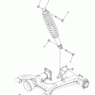 GRIZZLY 350 4WD YFM35FGBGR/YFM35FGBL Задняя подвеска