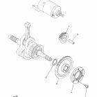 GRIZZLY 350 4WD YFM35FGBGR/YFM35FGBL Муфта стартера