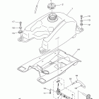 GRIZZLY 350 4WD YFM35FGBGR/YFM35FGBL ТОПЛИВНЫЙ БАК