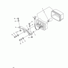 YFZ450 YFZ45BB/YFZ45BW Задний фонарь
