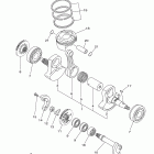 YFZ450R YFZ45RBW/YFZ45RBL Коленчатый вал и Поршень