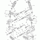 GRIZZLY 450 4WD YFM45FGAL/YFM45FGAGR Передняя подвеска колес