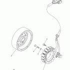 GRIZZLY 450 4WD YFM45FGAL/YFM45FGAGR Генератор