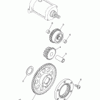 GRIZZLY 550 4WD YFM5FGAGR Муфта стартера