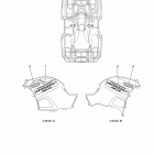 GRIZZLY 550 4WD YFM5FGAGR Наклейки