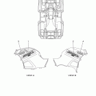 GRIZZLY 550 EPS 4WD YFM5FGPAGR Наклейки