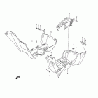 LT-A500X,Z KingQuad 500AXi 4x4 Auto Mudguard
