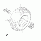 LT-A500X,Z KingQuad 500AXi 4x4 Auto Right rear wheel (lt-a500xz e28)