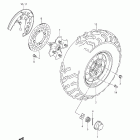 LT-A500X,Z KingQuad 500AXi 4x4 Auto Front wheel (lt-a500xz e33)