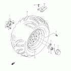 LT-A750X,Z KingQuad 750 AXi 4x4 Auto Left rear wheel (lt-a750xz l2 e28)