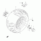 LT-A750X,Z KingQuad 750 AXi 4x4 Auto Left rear wheel (lt-a750xz l2 e33)