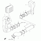 LT-A750X,Z KingQuad 750 AXi 4x4 Auto Cooling duct