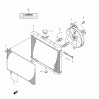 LT-A750X,Z KingQuad 750 AXi 4x4 Auto Radiator (lt-a750x l2 e33)