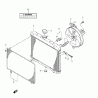 LT-A750X,Z KingQuad 750 AXi 4x4 Auto Radiator (lt-a750xz l2 e33)