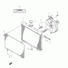 LT-A750XP KingQuad 750AXi 4x4 Auto Power Steering Radiator (lt-a750xpl2 e33)