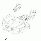 LT-F400F KingQuad 400FS 4x4 Front fender (lt-f400fz e28)