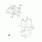 LT-A400F KingQuad 400FSi Front lamp housing