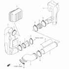 LT-A750X,Z KingQuad 750AXi Cooling duct