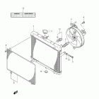 LT-A750X,Z KingQuad 750AXi Radiator (lt-a750xl1 e28)