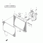 LT-A750X,Z KingQuad 750AXi Radiator (lt-a750xzl1 e28)