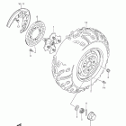 LT-A750X,Z KingQuad 750AXi Front wheel (lt-a750xzl1 e33)