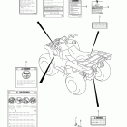 LT-A750XP,Z KingQuad 750AXi Power Steering Label (lt-a750xp l1 e33)