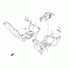 LT-A750XP,Z KingQuad 750AXi Power Steering Mudguard