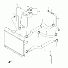 LT-A750XP,Z KingQuad 750AXi Power Steering Радиатор и Патрубки