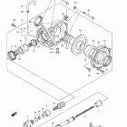 LT-A750XP,Z KingQuad 750AXi Power Steering Редуктор задний