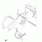 LT-A750XP,Z KingQuad 750AXi Power Steering Handle cover (lt-a750xp l1 e28)