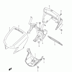 LT-A750XP,Z KingQuad 750AXi Power Steering Handle cover (lt-a750xpz l1 e33)