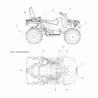 SPORTSMAN TOURING 500 HO - A12DH50AX/AZ Наклейки