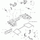 SPORTSMAN XP TOURING EPS 850 INTL - A12DN8EFW Задняя засть багажник