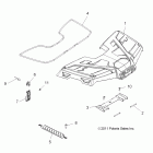 SPORTSMAN FOREST 5OO - A12MH50FF/FX/FY Body, storage, front