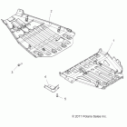 SPORTSMAN 550 - A12ZN55AA/AQ/AZ Body, skid plates