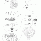 SPORTSMAN XP EPS 850 - A12ZN8EAH/EAL/EAM/EAO/EAT Engine, cooling system and water pump