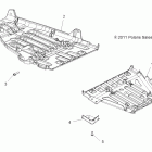 SPORTSMAN XP EPS 850 - A12ZN8EAH/EAL/EAM/EAO/EAT Body, skid plates