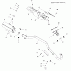 SPORTSMAN 800 EFI 6X6 - A11CF76AA Глушитель