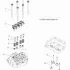 SPORTSMAN 800 EFI 6X6 - A11CF76AA Engine, valves