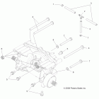 SPORTSMAN 800 EFI 6X6 - A11CF76AA Drive train, mid gearcase mounting